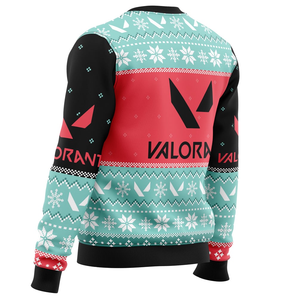 Play As One Valorant men sweatshirt SIDE BACK mockup - Valorant Store