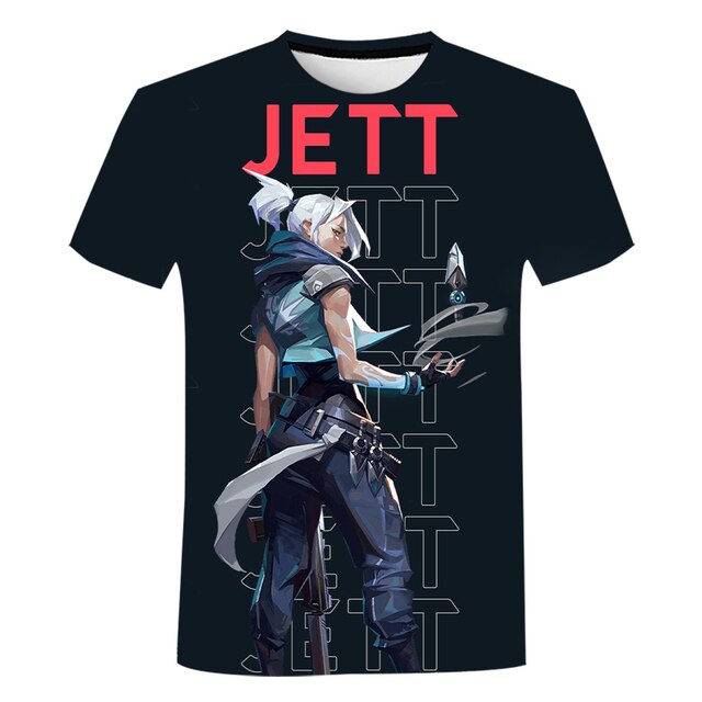 Valorant T Shirts Cartoon Game 3D Print Streetwear Men Women Casual Fashion Oversized T Shirt Kids 4.jpg 640x640 4 - Valorant Store