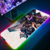 Valorant RGB Gaming Mousepad Big LED Gamer Mausepads PC Desk Mat Luminous Mouse Pad Large Keyboard 10 - Valorant Store
