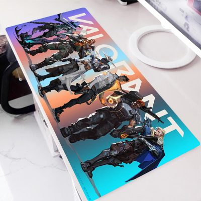 Hot Game Valorant HD Printing Mouse Pad Computer Pc Gamer Large Desk Pads Computer Lock Edge 7 1 - Valorant Store